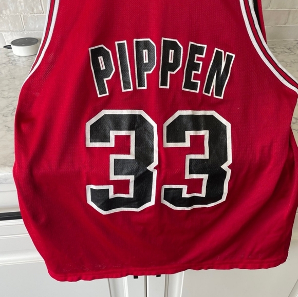 Champion Scottie Pippen chicago Bulls jersey champion size 44 large reversible - Picture 3 of 9